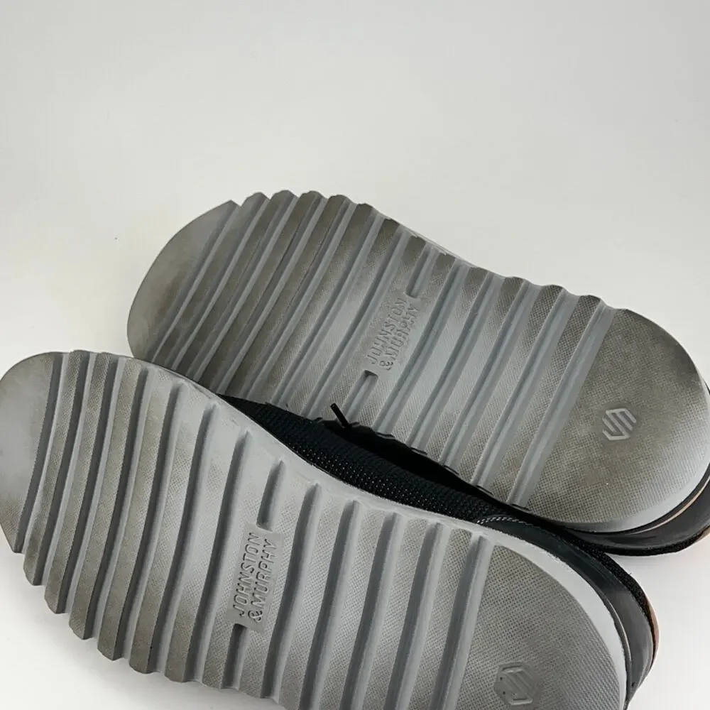 205599 SD50 BRAYDON PLAIN‎ TOE MEN'S SHOES SIZE 10 M NAVY KNIT JOHNSTON & MURPHY
